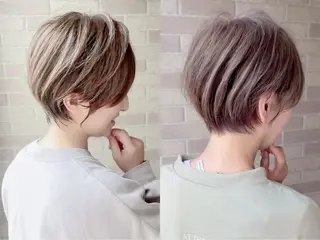 ショート カラー 益野 凌のヘアスタイル