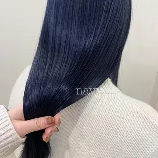 セミロング カラー ぱつっとボブ/ 小野あかねのヘアスタイル