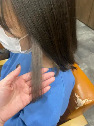 セミロング SALOWIN上野店所属・美髪ヘア 🤍erikaのヘアスタイル