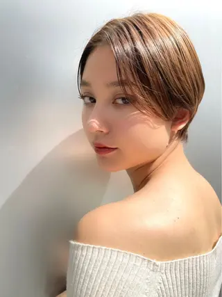 ショート カラー kith.所属・ケアカラー×髪質改善 🌙OKUBO🌙のヘアスタイル