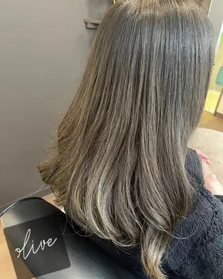 ロング カラー 髪質改善/カラー 🖤‎🤍川島のヘアスタイル