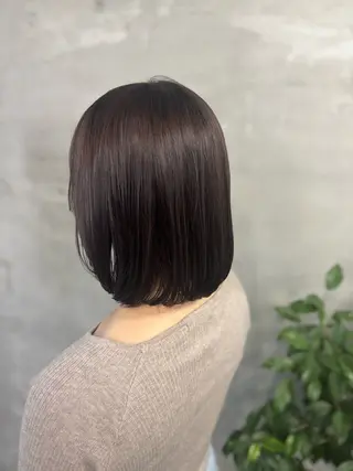 ミディアム カラー ✨ブリーチなし透明感 ✨カラー💍Yuriのヘアスタイル
