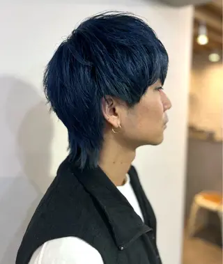 カラー メンズ 飯田 晟恭のヘアスタイル