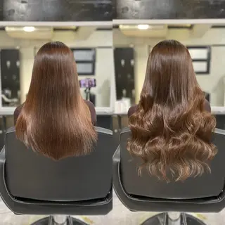 ロング RIN シールエクステのヘアスタイル