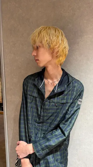 カラー メンズ 吉岡 昌吾のヘアスタイル