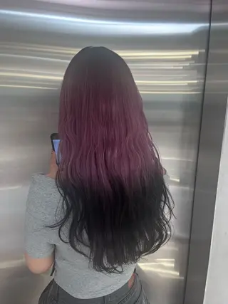 カラー moka/ブリーチ /カットのヘアスタイル