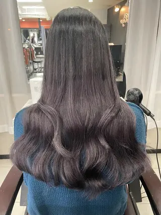 ロング カラー Ria OSAKA　梅田所属・マリカ🦋韓国 ハイトーン/エクステのヘアスタイル