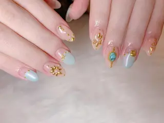 ネイル MiKi Nai池袋 長さだし得意のネイルデザイン