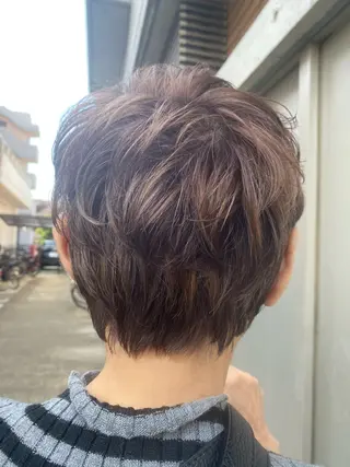 ショート 佐々木 菜摘のヘアスタイル