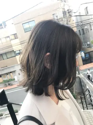 ミディアム カラー BEBE所属・ご新規様限定 透明感カラーKANAのヘアスタイル