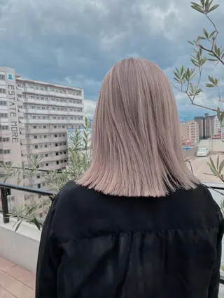 ミディアム Living所属・ヨシモトリョウ 髪質改善/美髪のヘアスタイル