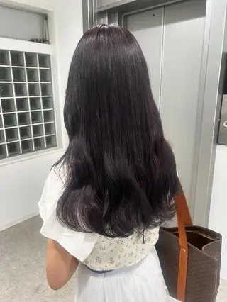 ロング miku/ラベンダー 透明感カラー🪻❤︎のヘアスタイル