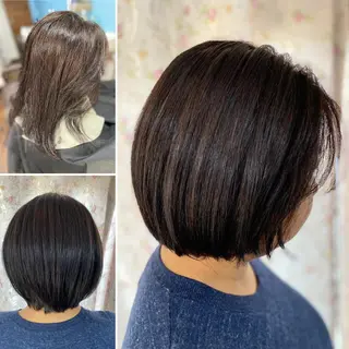 ショート glosstokyo所属・縮毛矯正技師須藤玲人 髪質改善師ゴトウのヘアスタイル