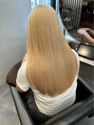 ロング ななみ/博多/ ブリーチ/髪質改善のヘアスタイル