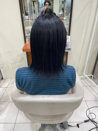 ミディアム カラー カネヒラ リョウスケのヘアスタイル