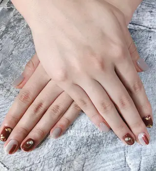 ネイル 北浦和 自爪育成ケアのネイルデザイン