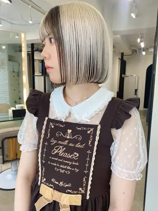 ショート カラー 似合わせカット/ ハイトーン/aoiのヘアスタイル