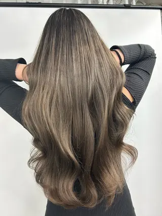 ロング カラー 下妻 カラーエクステ難波のヘアスタイル