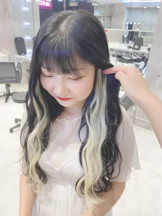 ミディアム カラー ヘアアレンジ ❤️‍🔥メンズ特化 🦋nanaka🦋のヘアスタイル