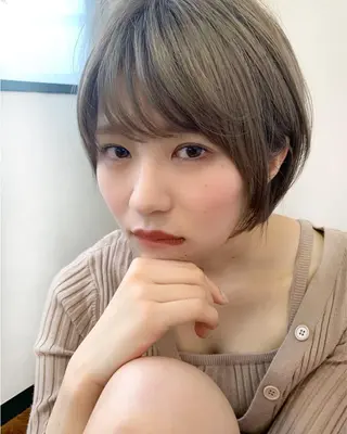 ショート 縮毛矯正/ショート/ レイヤー/畑中正敏のヘアスタイル