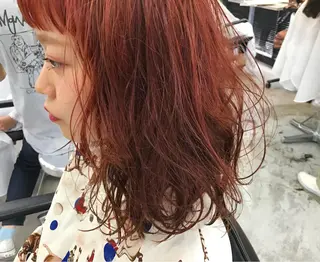 ミディアム カラー 透明感カラー× レイヤーカット✨高梨のヘアスタイル