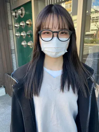 ロング カラー イチカワ ミオ/ minim hairのヘアスタイル