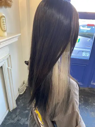 ロング カラー setup りこのヘアスタイル