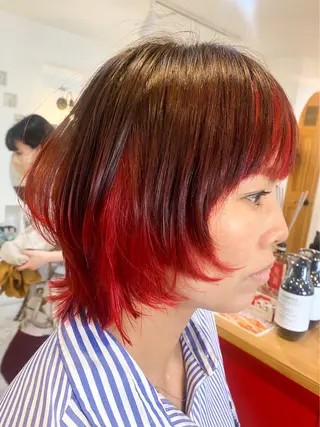 カラー uvrir所属・関野 そらのヘアスタイル