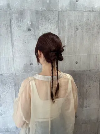 ヘアアレンジ 前川 瑞希のヘアスタイル