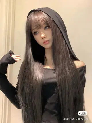 ロング 大人っぽ中韓レディ ヘア🤍MAOのヘアスタイル