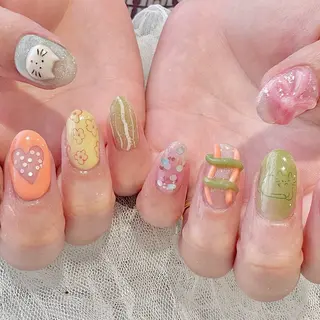 ネイル 新井 ひなののネイルデザイン