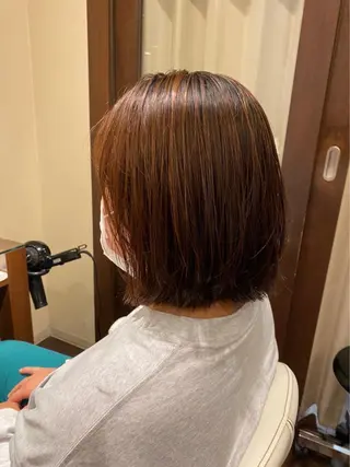 ミディアム カラー ヘアアレンジ Amour所属・🌈武居 響🌈のヘアスタイル