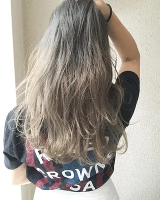 ロング カラー RAFTOKYO　2nd所属・【美髪矯正】【スト カール】小野村翔太のヘアスタイル