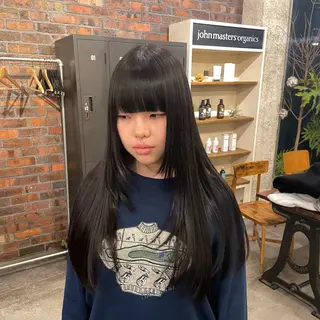 ロング カラー theBRIDGE/ 神谷ゆうなのヘアスタイル