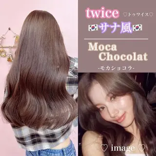 ロング 韓国ヘア＆透けカラー keita🇰🇷のヘアスタイル