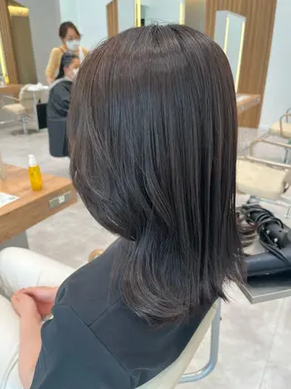 セミロング 木野田 萌のヘアスタイル