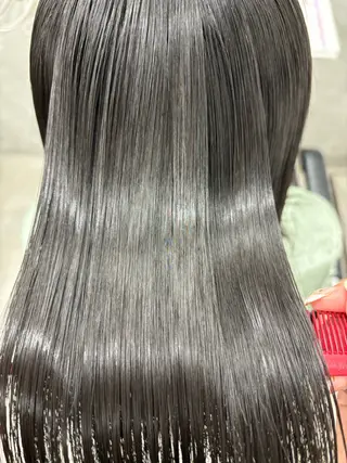 ロング カラー すぐ巻ける縮毛矯正 🍀勝倉　麗のヘアスタイル