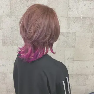 ショート インナーカラー/天神 ブリーチ/吉田のヘアスタイル