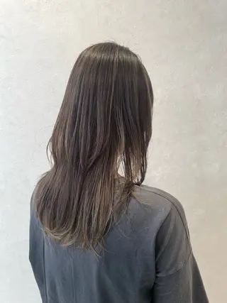 セミロング カラー 益川万由 /高崎のヘアスタイル