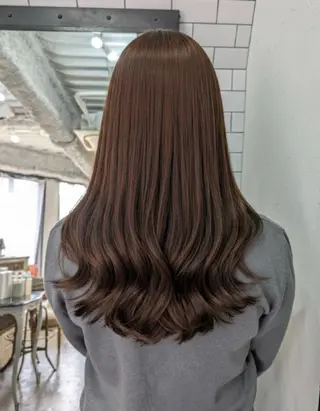 ロング カラー 紙屋町/legare 山村　麻美 髪質改善のヘアスタイル