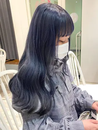 ロング カラー 暖色カラー✨️ 門内 梨真のヘアスタイル