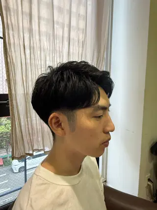 ショート メンズ 溝口 槙里也のヘアスタイル