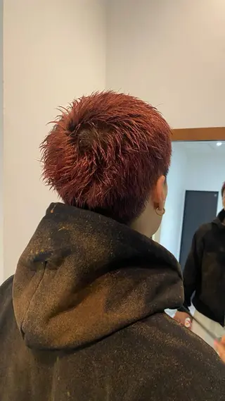 ショート カラー BUDDY HAIR Leap所属・ササキ モモカのヘアスタイル