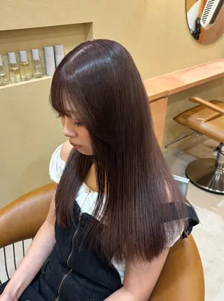 セミロング 金木 凜花のヘアスタイル