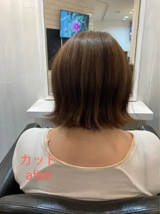 セミロング JUNO HAIR SALON所属・RuCOR. yuriのヘアスタイル