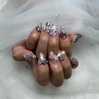 ロング 28ネイルㅤㅤㅤㅤ ことはのネイルデザイン