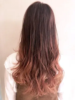 ロング カラー パーマ ヘアアレンジ ネイル マツエク・マツパ Londideal 高橋ヒロシのヘアスタイル