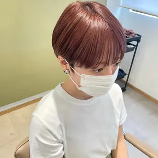 ショート カラー ヘアアレンジ メンズカット /パーマ🍀田畑玖音のヘアスタイル