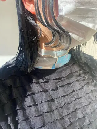 ミディアム F-card所属・shiga mariaのヘアスタイル