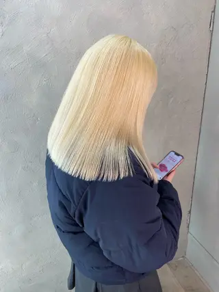 ロング カラー 💫艶カラー特化／ ベージュ💫ユウゴのヘアスタイル